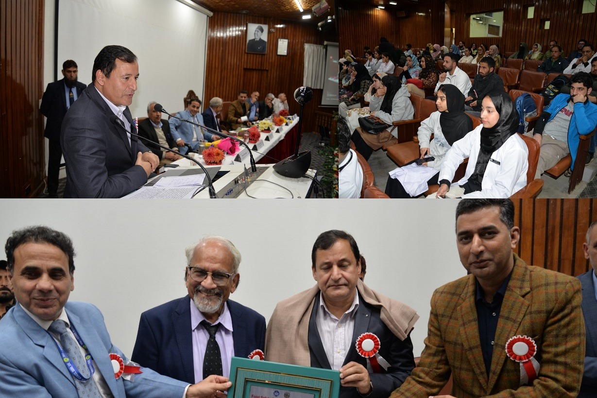 Javid Dar addresses valedictory session of Food Safety & Health Conclave 2025 at SKIMS