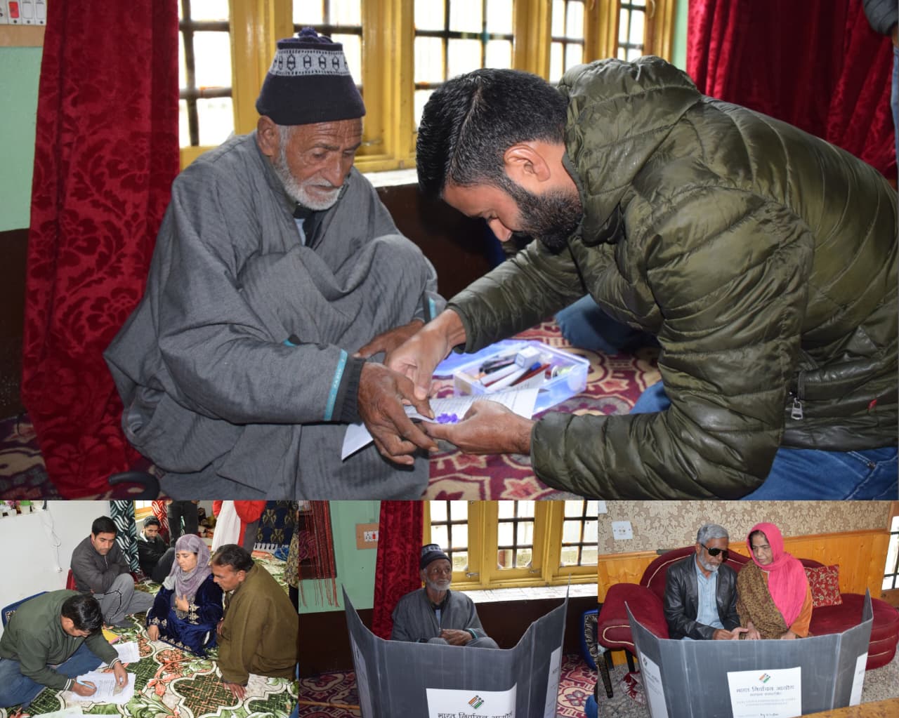 Home Voting begins in 27–AC Budgam for Elderly, PwD Electors