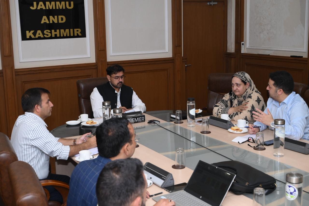 Satish Sharma reviews proposal for Single Window Digital System for Recruitment Rules in J&K Deptts. Satish Sharma reviews proposal for Single Window Digital System for Recruitment Rules in J&K Deptts.