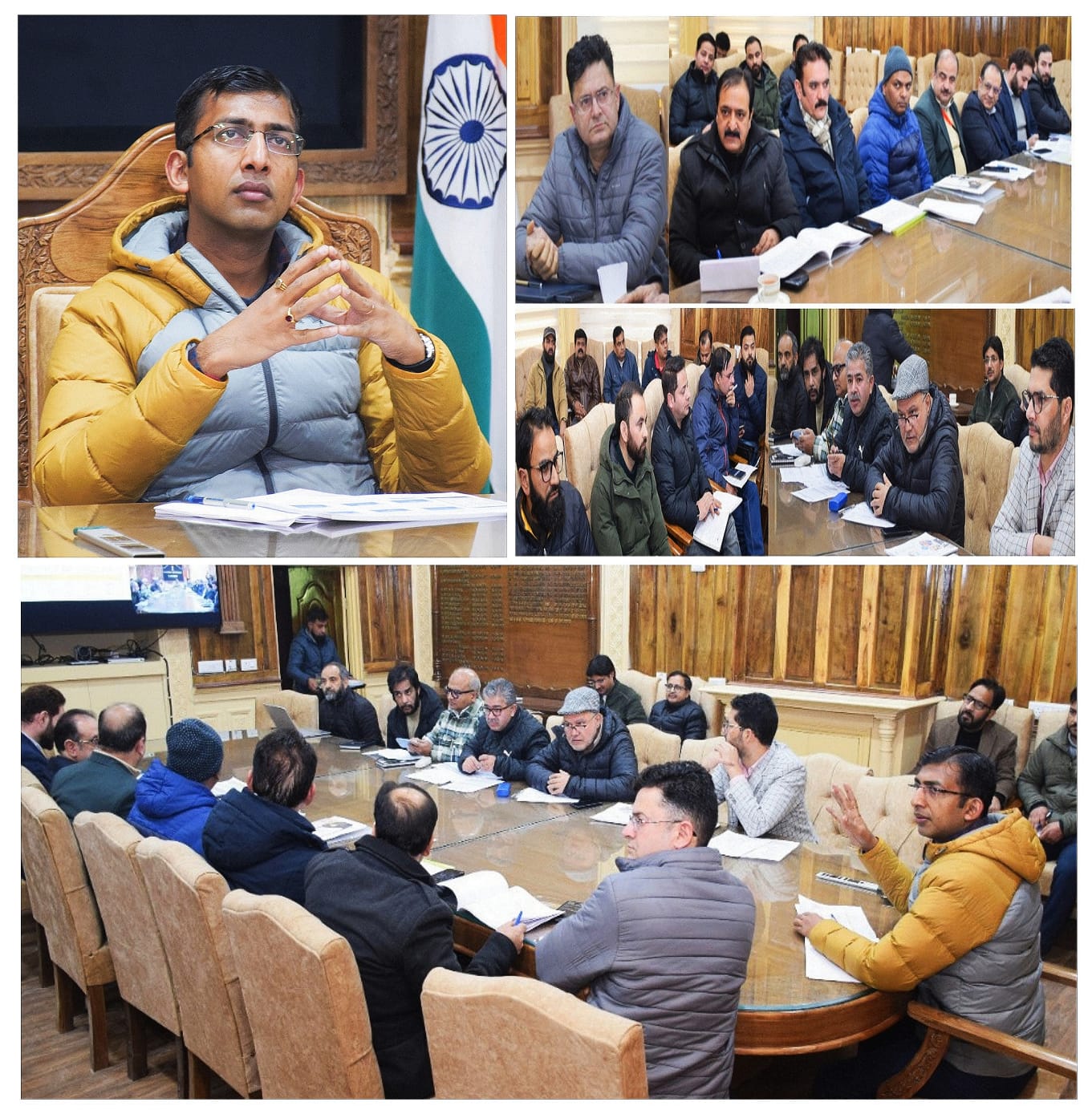 Divisional Commissioner Kashmir reviews progress of RDSS and PM Surya Ghar Muft Bijli Yojana
