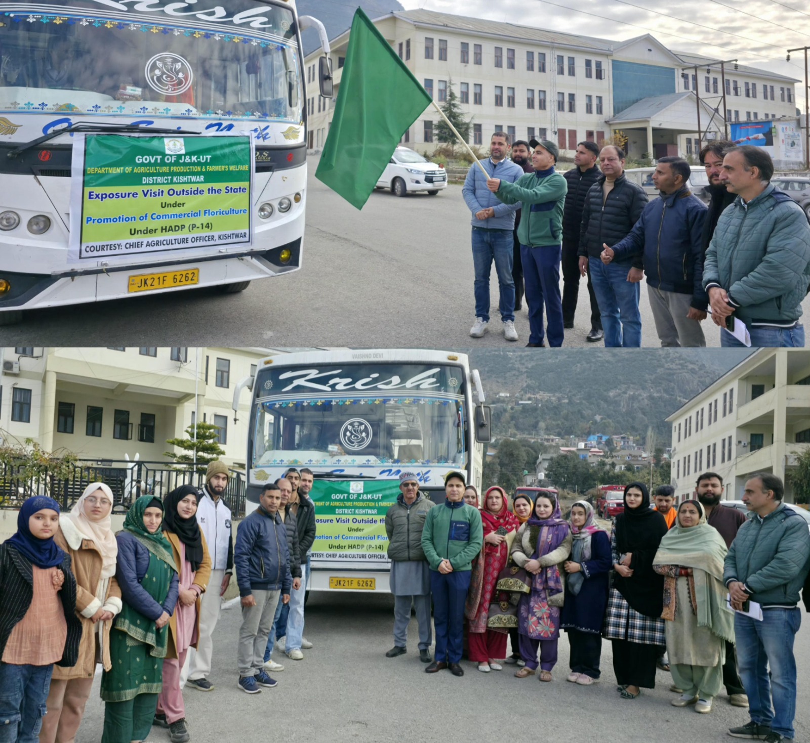 25 Kishtwar farmers leave for exposure visit to Punjab Agricultural University