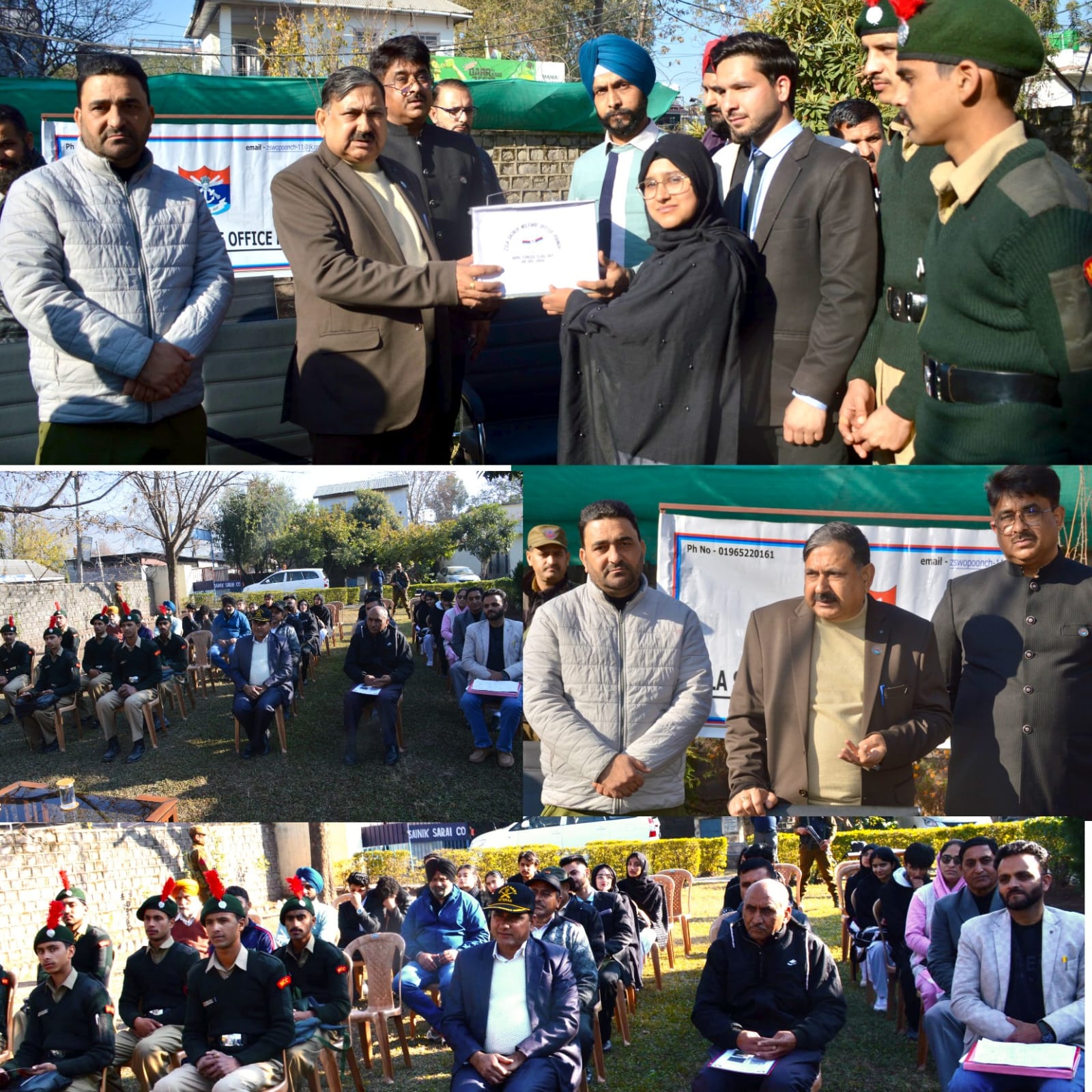 Poonch observes Armed Forces Flag Day with patriotic spirit