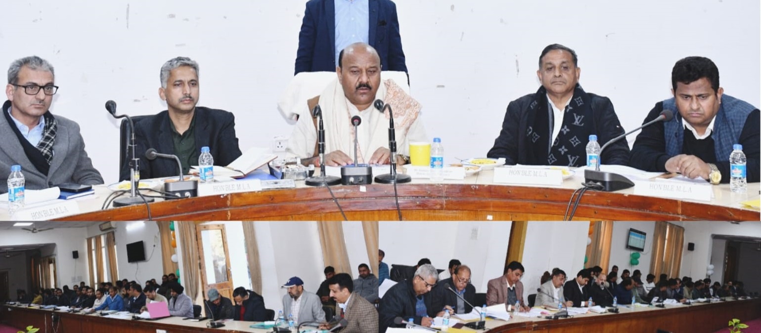 Surinder Choudhary reviews progress on development works in Rajouri Surinder Choudhary reviews progress on development works in Rajouri