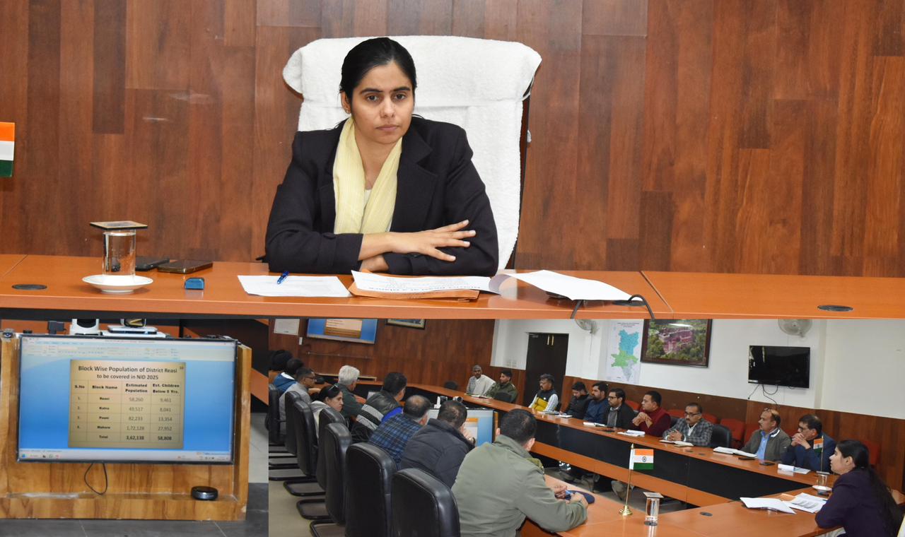 DC Reasi reviews preparedness for National Immunization Day