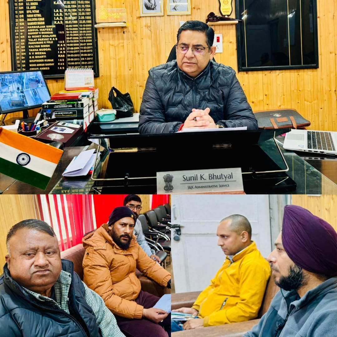ADC Bhaderwah reviews progress report of FCS&CA department
