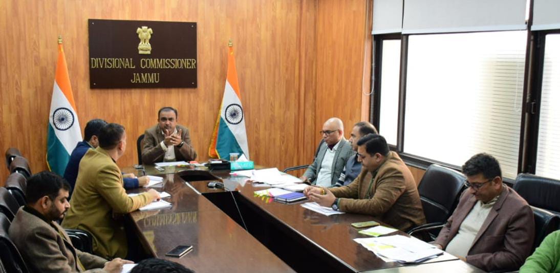 Div Com reviews progress of National Highway Projects in Jammu Division