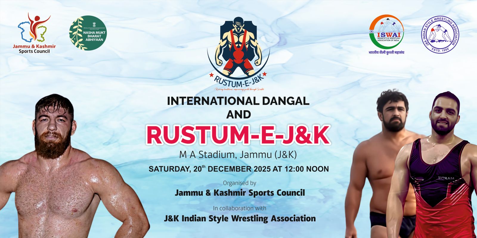 Jammu to host International Dangal, “Rustam-e-Jammu & Kashmir” championship