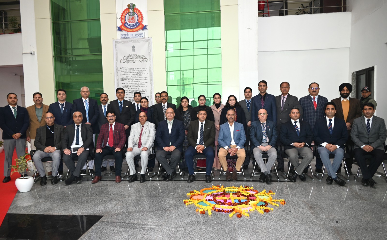 DGP J&K Visits Crime Branch J&K, Jammu