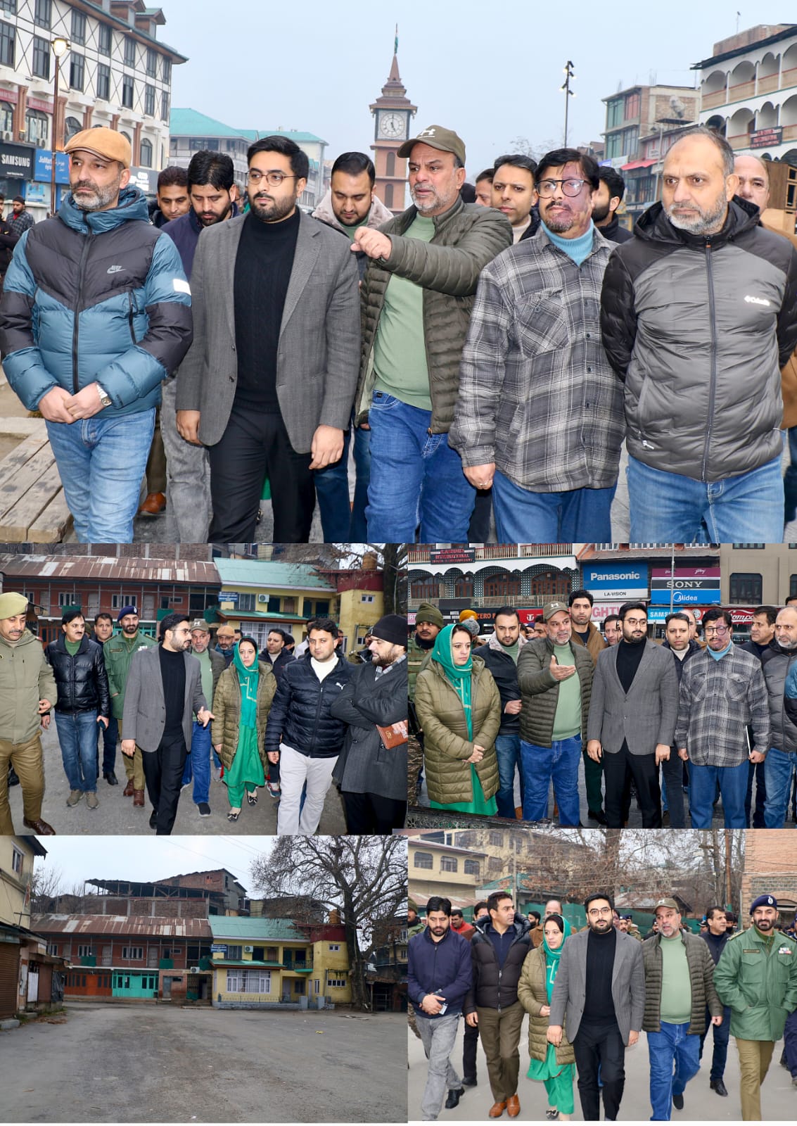 DC Srinagar conducts extensive tour of Lal Chowk area, overviews developmental needs of the area
