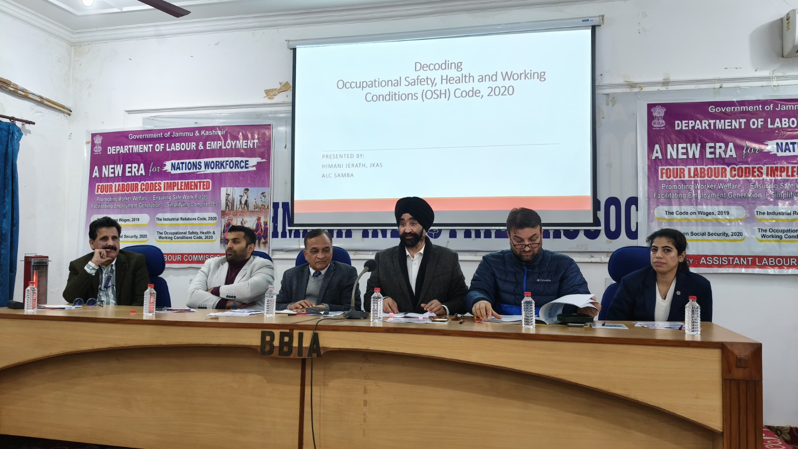 Labour Deptt Samba hosts one-day awareness camp on New Labour Codes