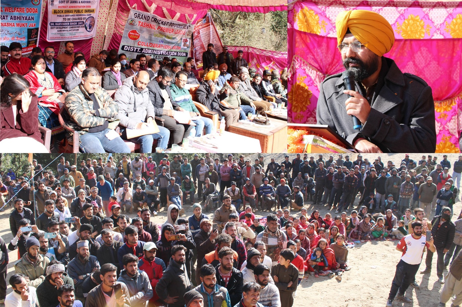 Weekly Block Diwas outreach camp held at Tashnal Dhara- Doda