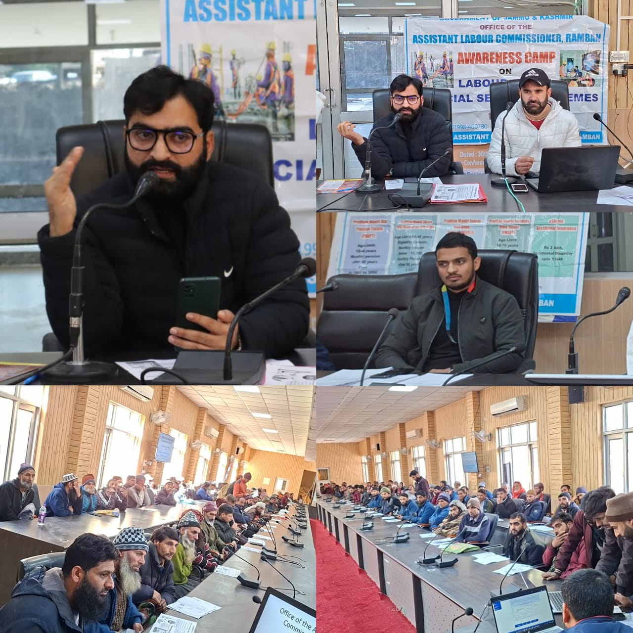 Awareness camp on New Labour Codes, Social Security Schemes held at Ramban
