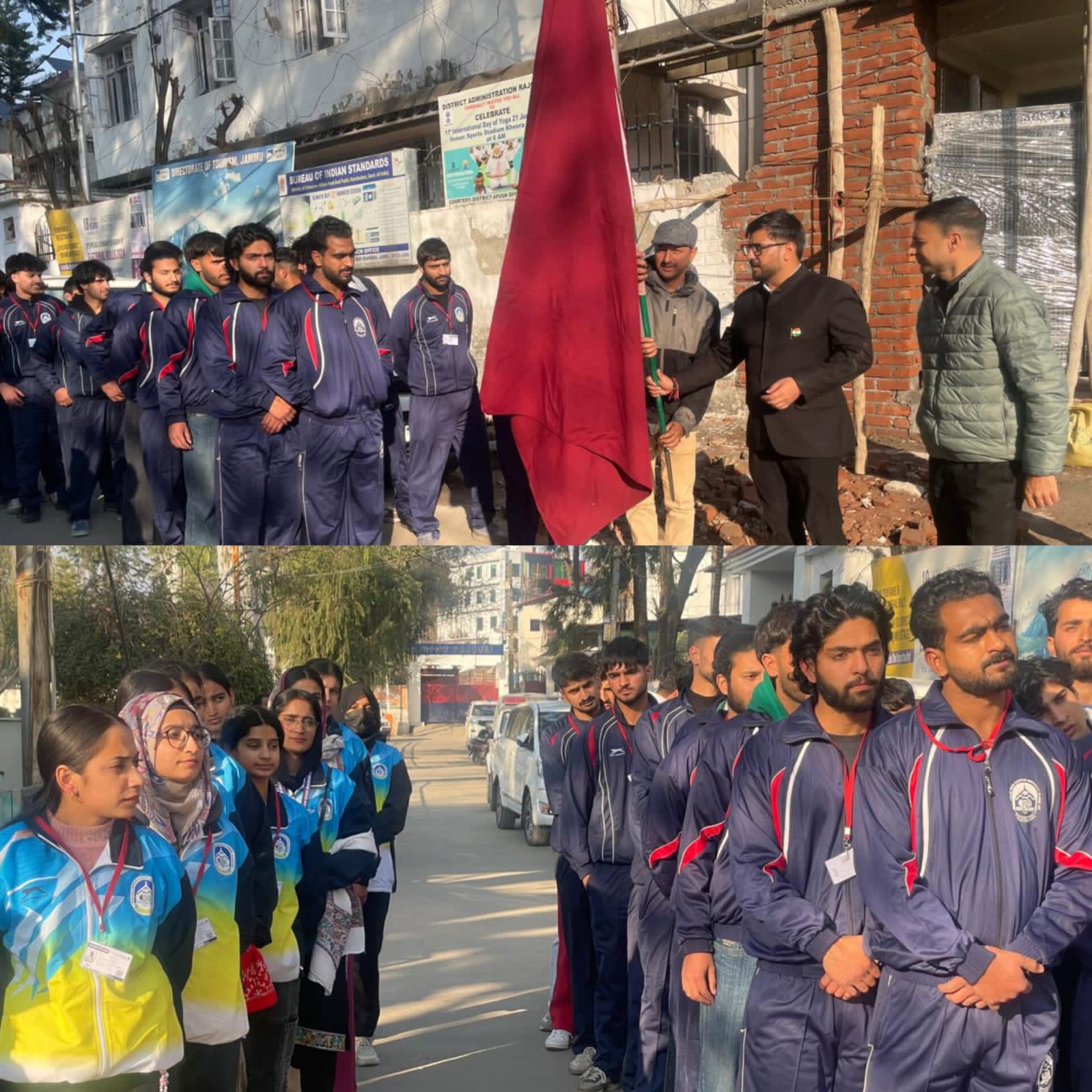 Registrar flags off BGSBU sports teams for 3rd Chancellor’s Trophy