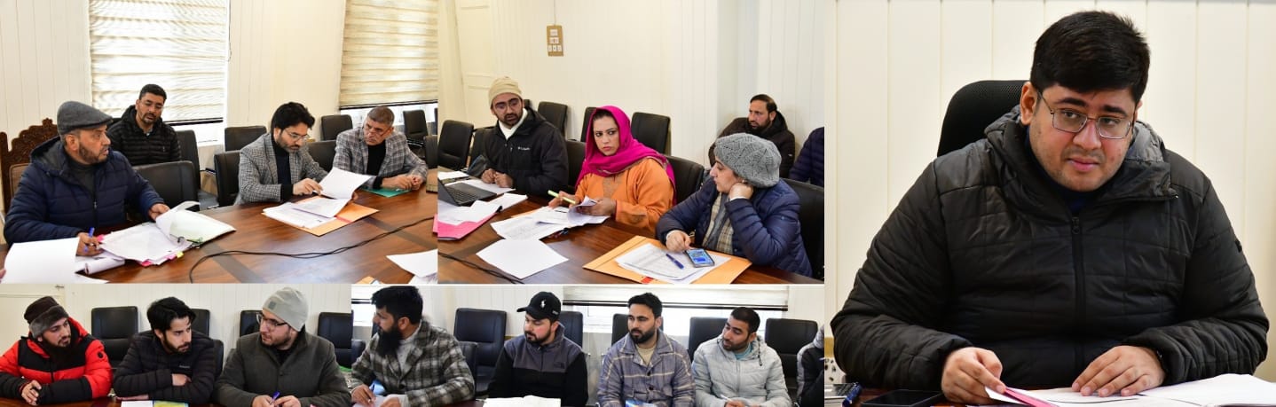 DC Ganderbal chairs DLIC meet, reviews progress achieved under Mission YUVA