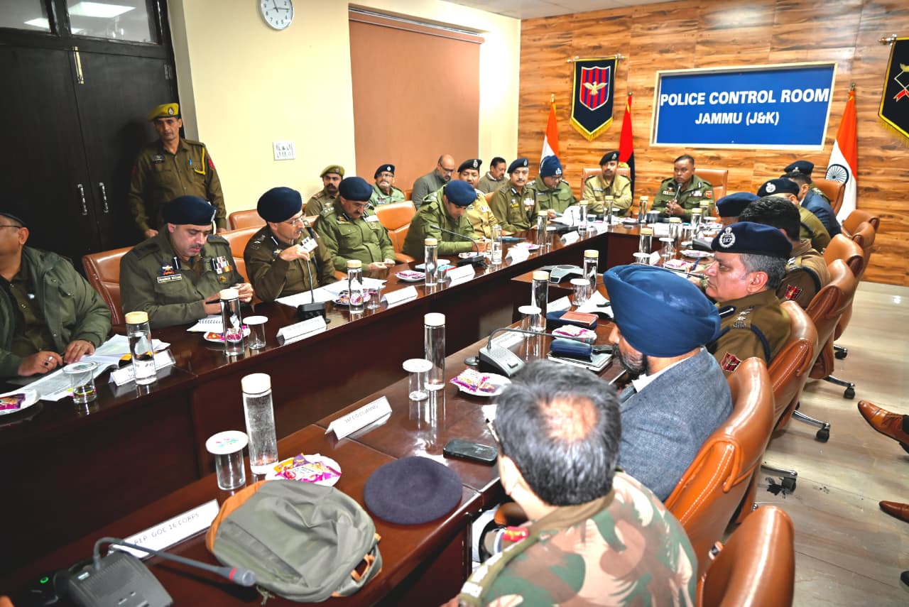 IGP Jammu Zone chairs Security Coordination Meeting ahead of Republic Day-2026