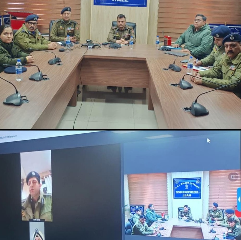 IGP Traffic reviews post snowfall situation, traffic arrangements for Republic Day celebrations