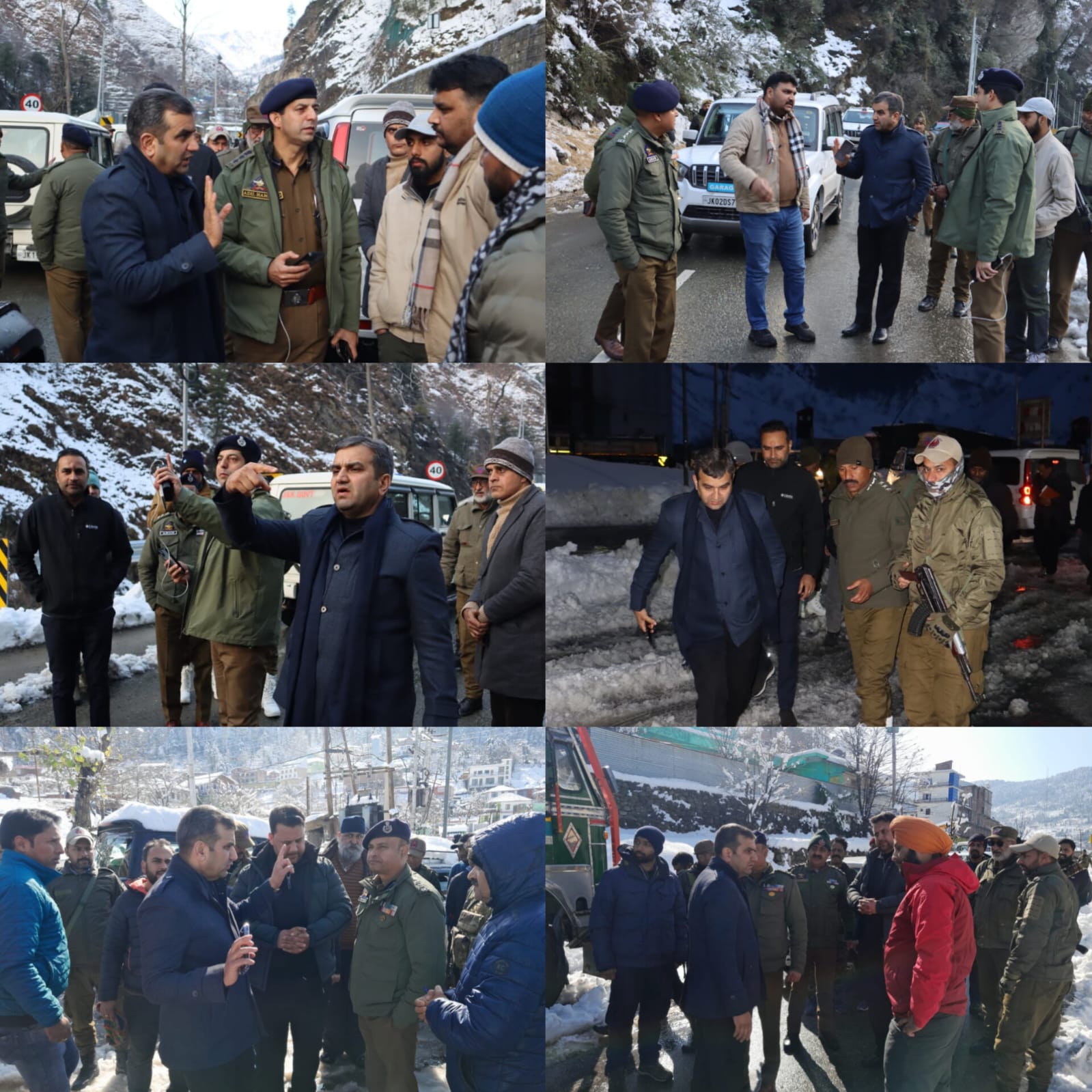 DC Ramban leads snow clearance operations, ensures swift restoration of connectivity, essential services