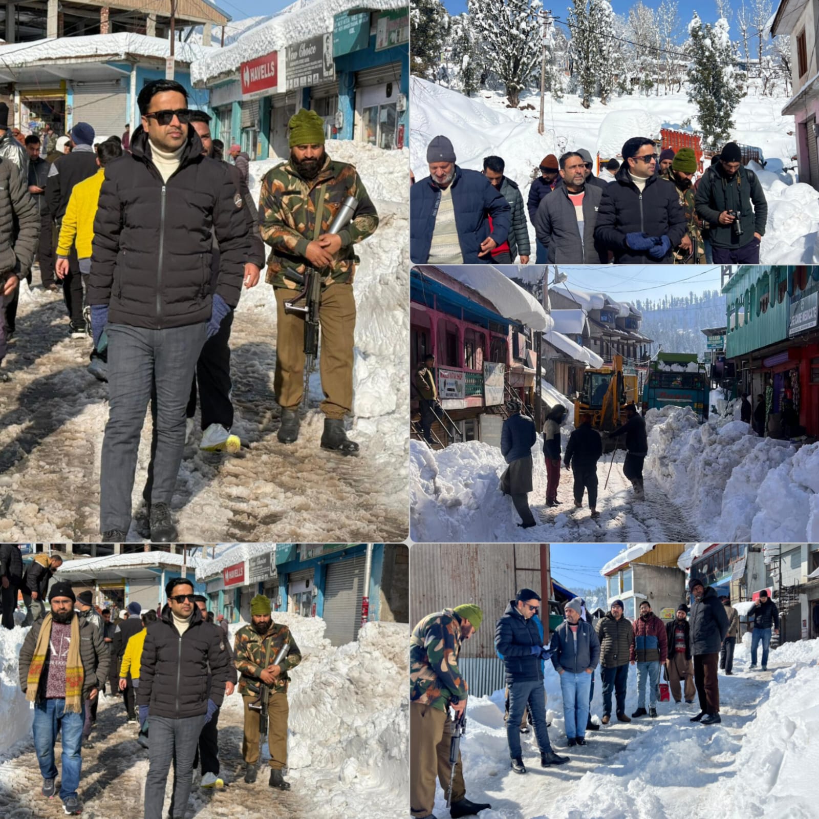 SDM Gool conducts surprise visit to Gool market, CHC