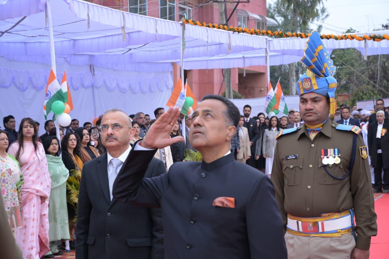 High Court celebrates 77th Republic Day with unprecedented enthusiasm, dignity at Jammu