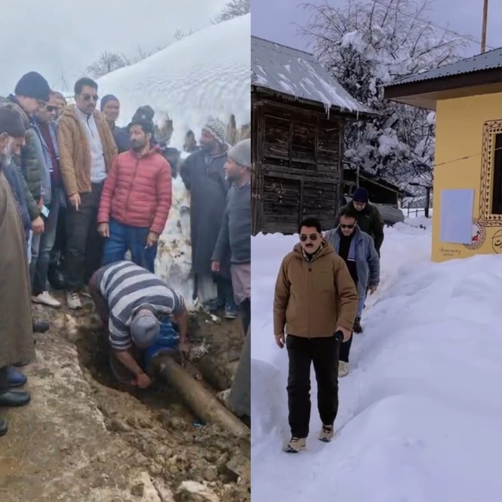 SDM Khansahib reviews Restoration of Essential Services in Snowfall-Affected areas