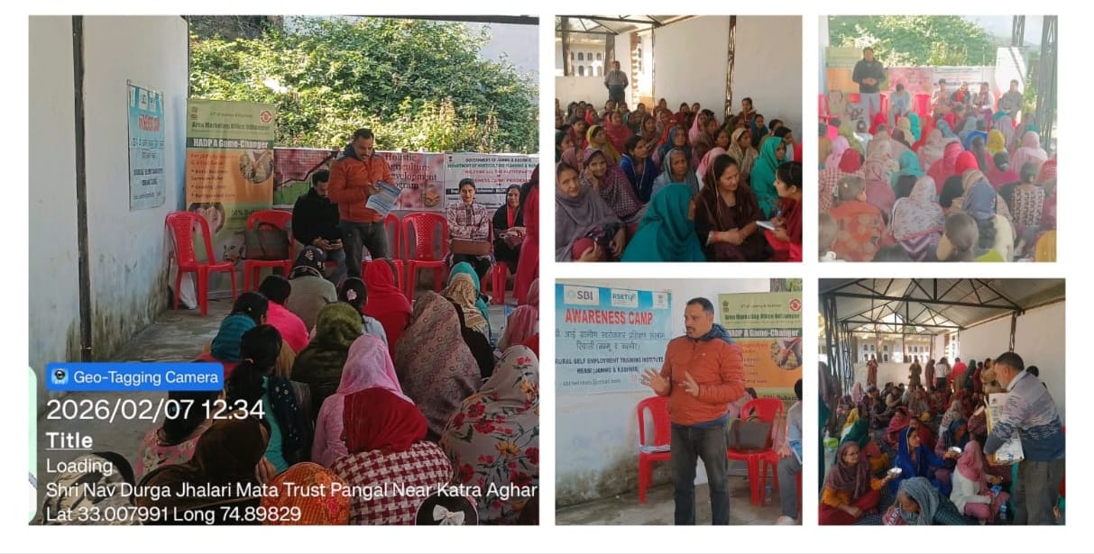 Horticulture Planning & Marketing department holds awareness camp at Aghar Jitto- ReasiREASI,