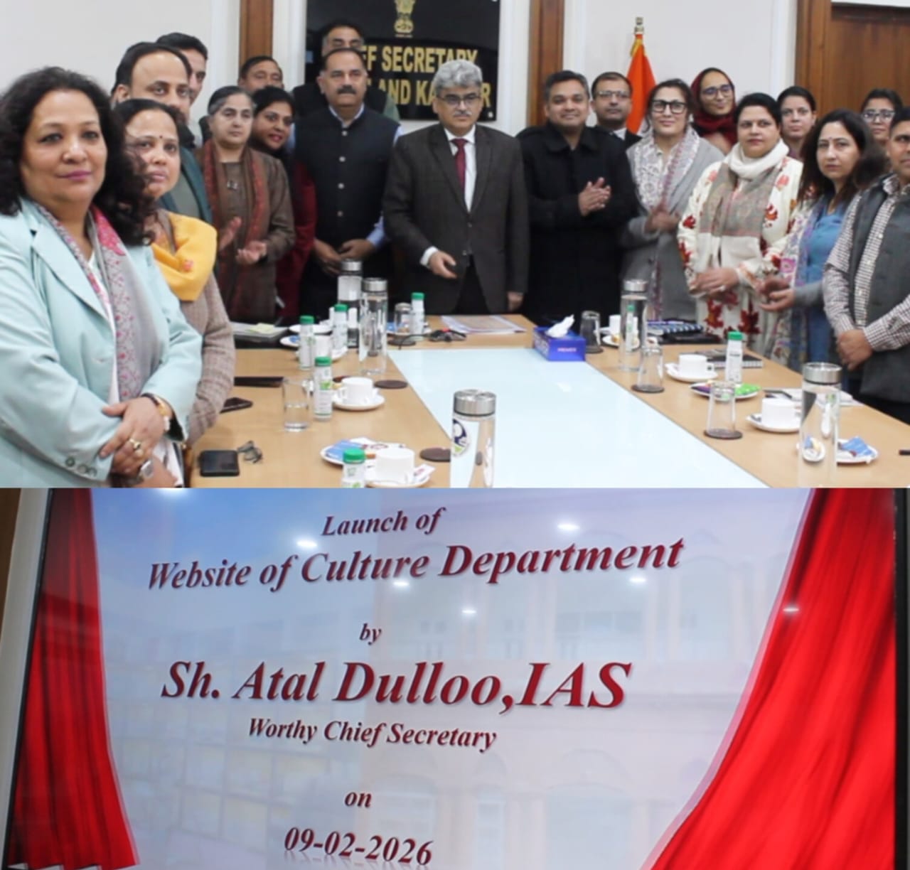 J&K Culture goes digital as Chief Secretary launches new websiteJAMMU,