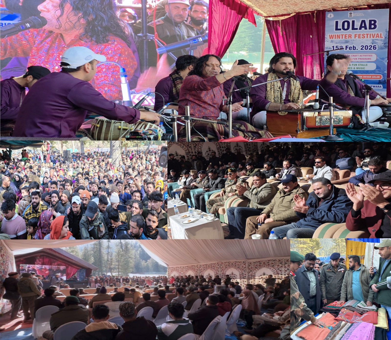 Lolab Winter Festival concludes with spectacular success at Kariwan, Devar LolabKUPWARA, JANUARY