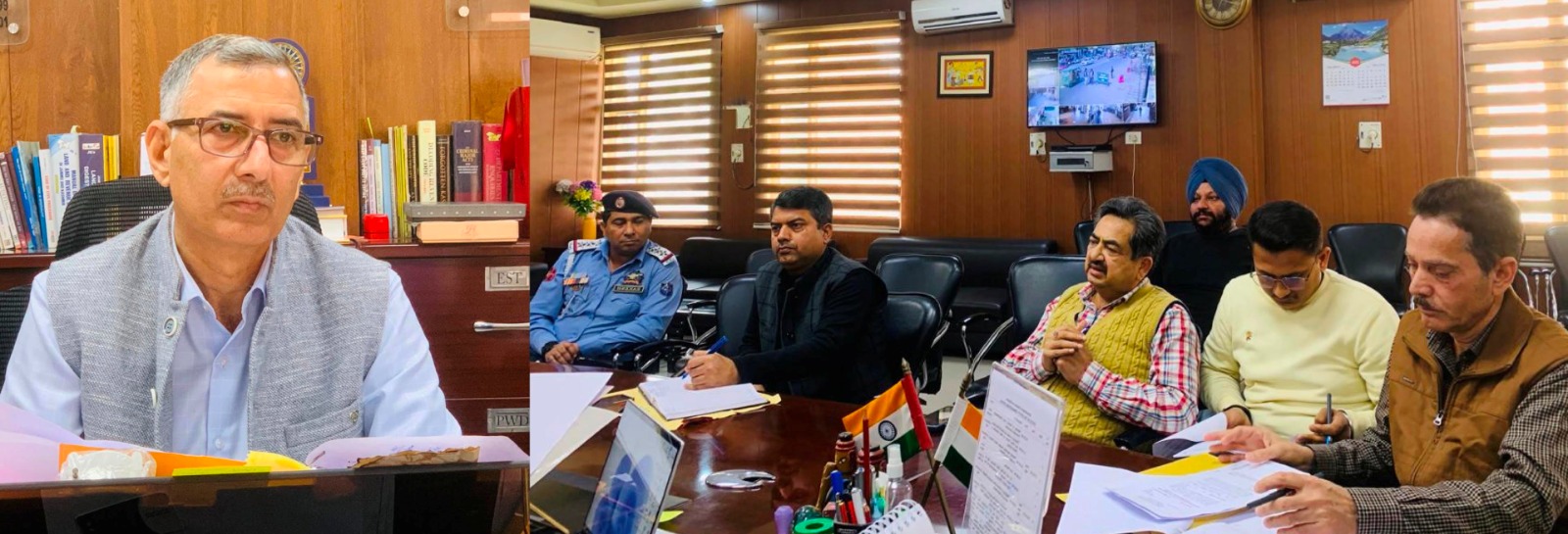 DC Kathua reviews road safety measures on National HighwayOn-ground assessment conducted; engineering and traffic management measures proposedKATHUA, FEBRUARY 17