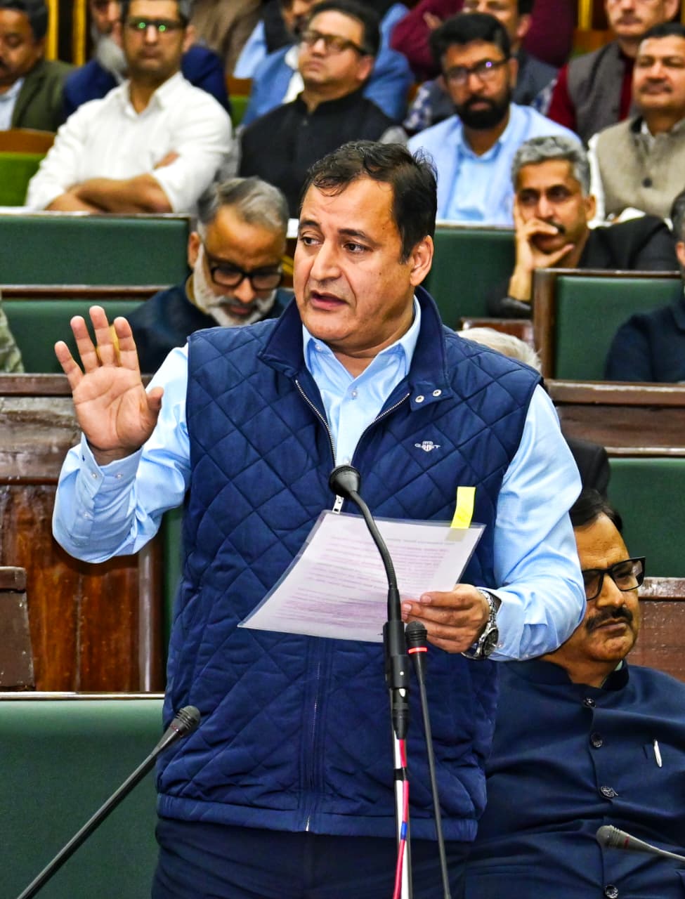 Budget Session 2026Assembly ProceedingsHouse passes grants for Agriculture Production, Rural Development, Cooperative and Elections DepartmentsJavid Dar terms agriculture as ‘lifeline of J&K’s economy’; announces Viksit village in every Assembly ConstituencyJAMMU, Budget Session 2026Assembly ProceedingsHouse passes grants for Agriculture Production, Rural Development, Cooperative and Elections DepartmentsJavid Dar terms agriculture as ‘lifeline of J&K’s economy’; announces Viksit village in every Assembly ConstituencyJAMMU,