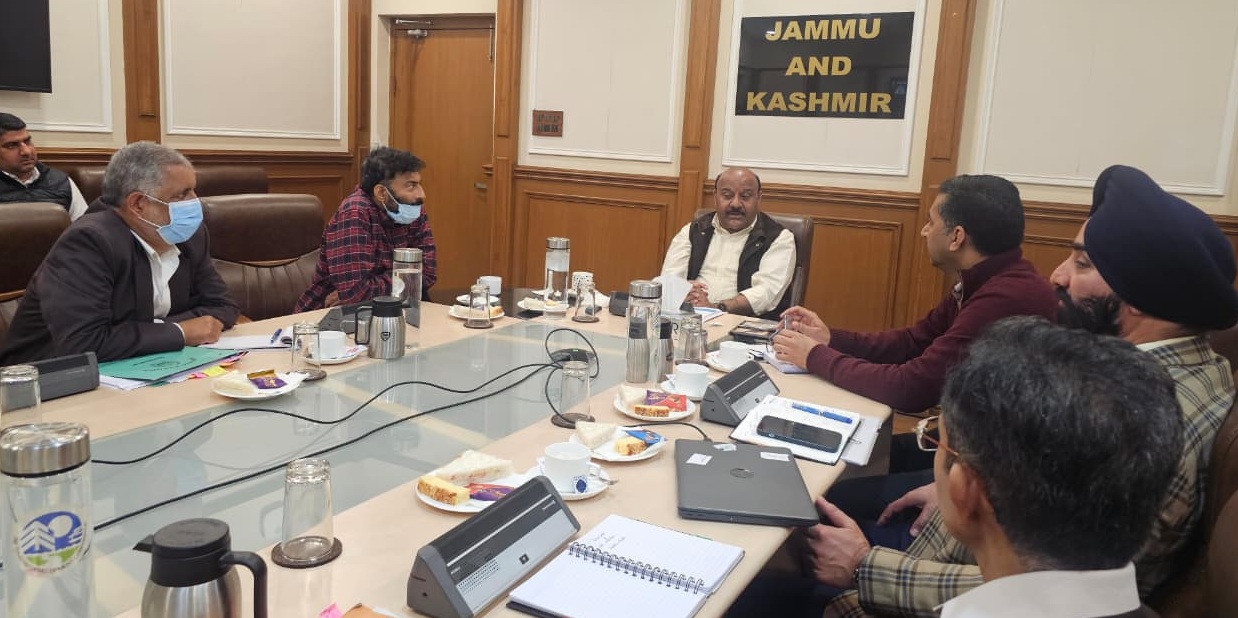 Deputy Chief Minister chairs review meeting; pitches for comprehensive revamp of JKBOCWWBJAMMU, FEBRUARY