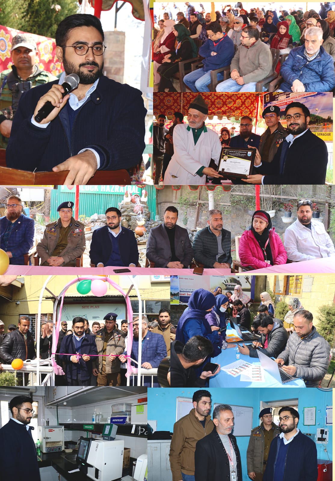 DC Srinagar inspects functioning of SDH HazratbalPresides over Vay Vandana Awareness-cum-Registration Camp for Senior Citizens of Block HazratbalSRINAGAR, DC Srinagar inspects functioning of SDH HazratbalPresides over Vay Vandana Awareness-cum-Registration Camp for Senior Citizens of Block HazratbalSRINAGAR,