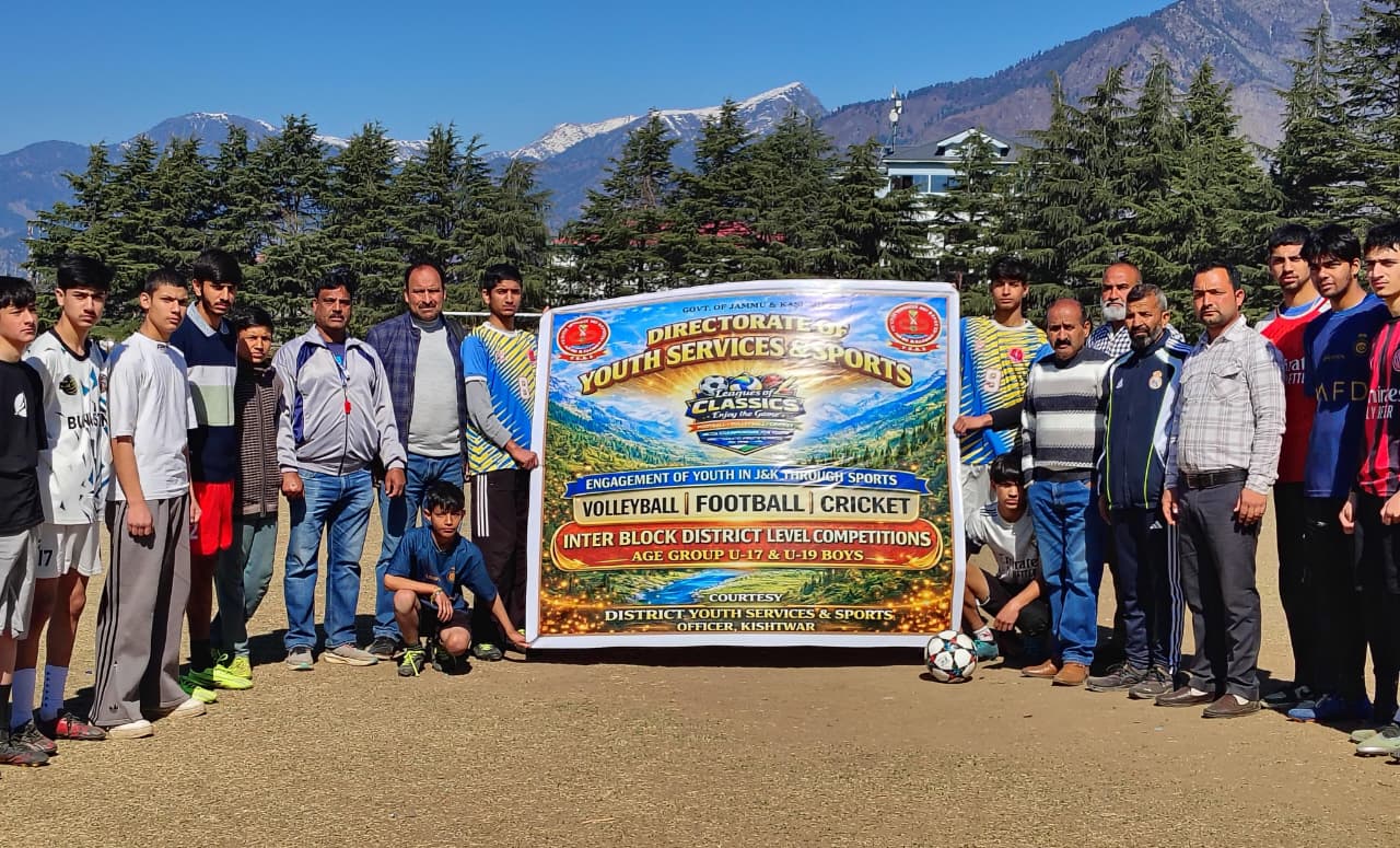 Youth Engagement Programme 2026 ignites football revolution at Chowgan Ground, KishtwarKISHTWAR,