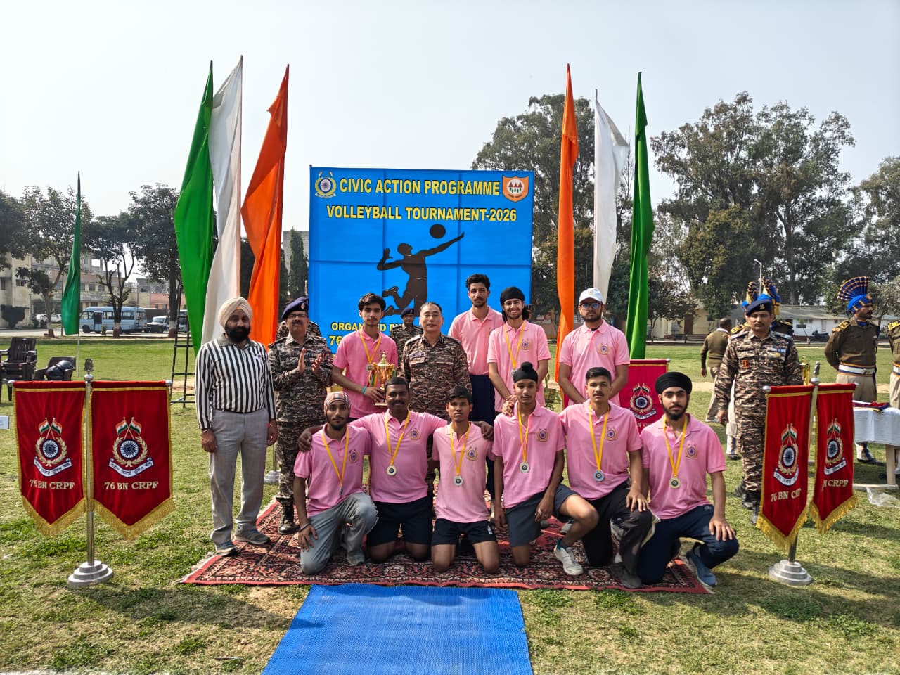 76 Bn CRPF hosts Volleyball tournament at GangyalJAMMU, 76 Bn CRPF hosts Volleyball tournament at GangyalJAMMU,
