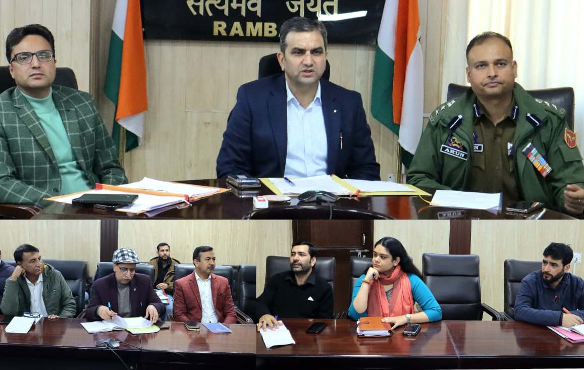 DC Ramban reviews anti-drug measures at NCORD meeting Calls for coordinated action to curb the menaceRAMBAN DC Ramban reviews anti-drug measures at NCORD meeting Calls for coordinated action to curb the menaceRAMBAN