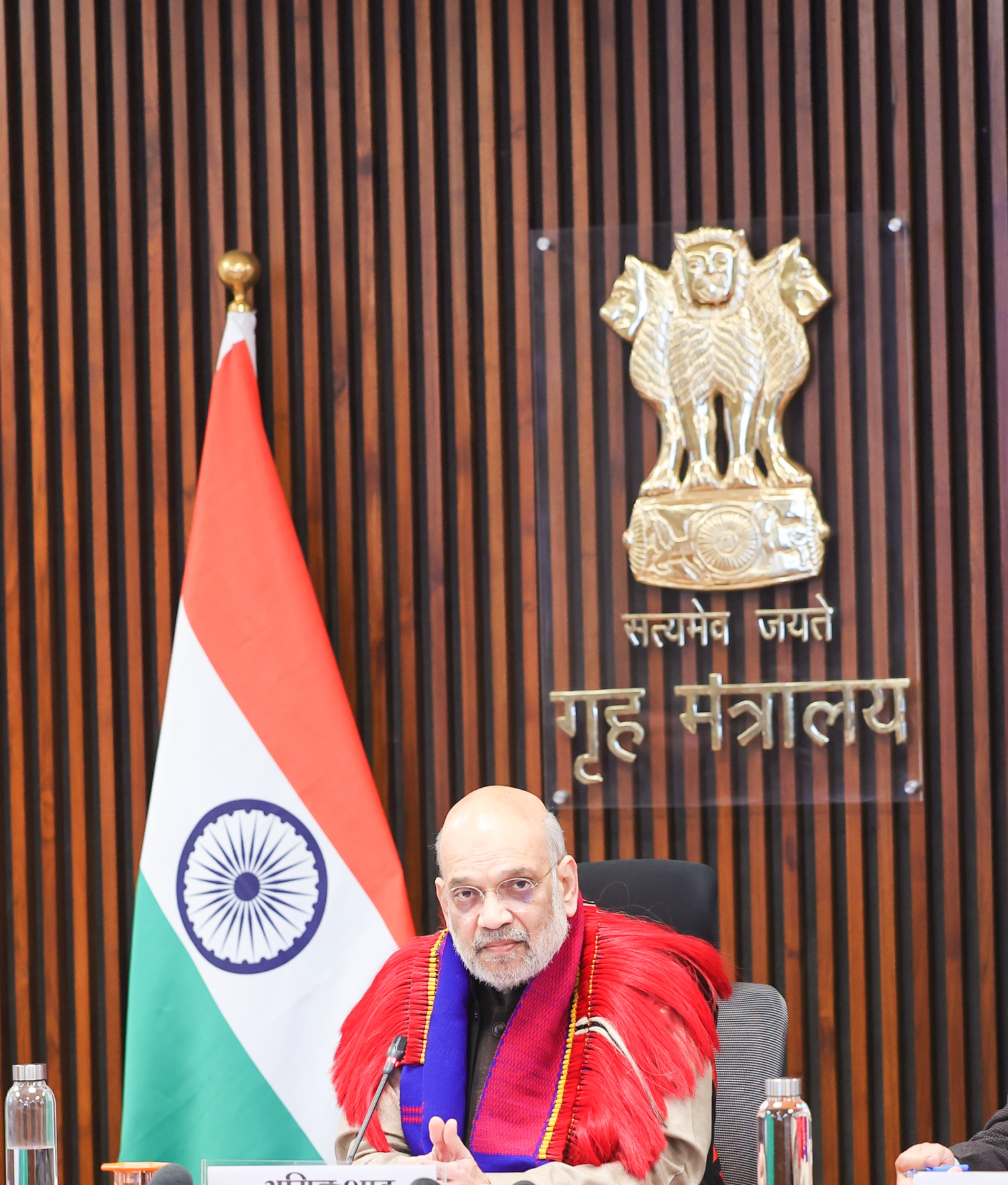 Union Home Minister and Minister of Cooperation Shri Amit Shah today chaired a high-level security review meeting on Jammu and Kashmir in Jammu