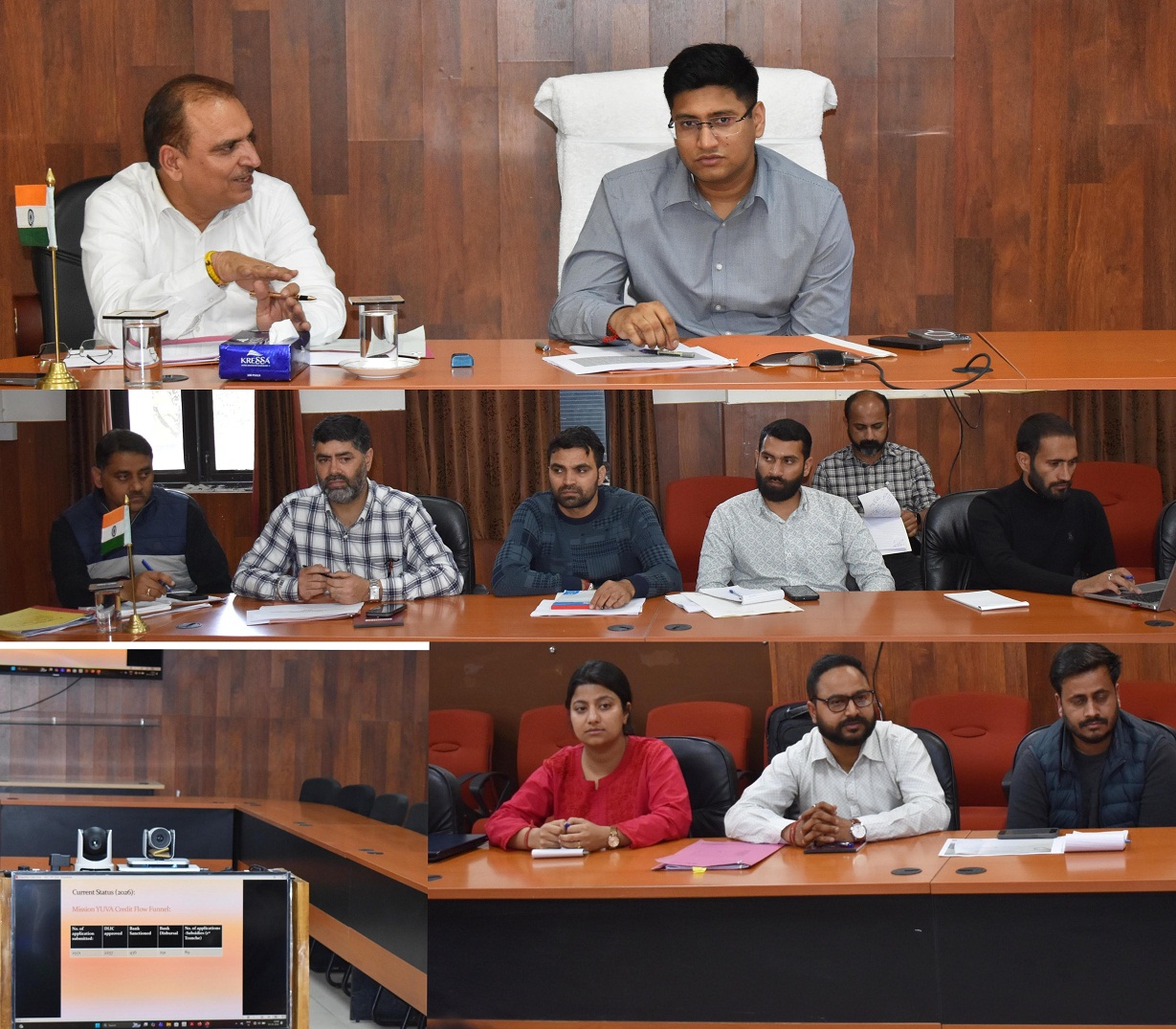 DDC Reasi reviews functioning of Labour and Employment Department DDC Reasi reviews functioning of Labour and Employment Department