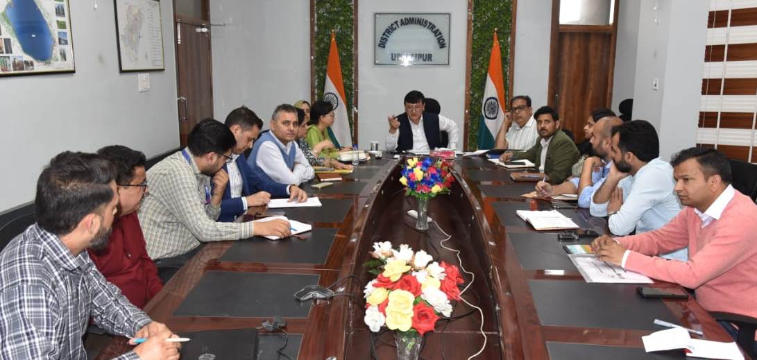 DC Udhampur reviews progress under mission YUVA scheme DC Udhampur reviews progress under mission YUVA scheme