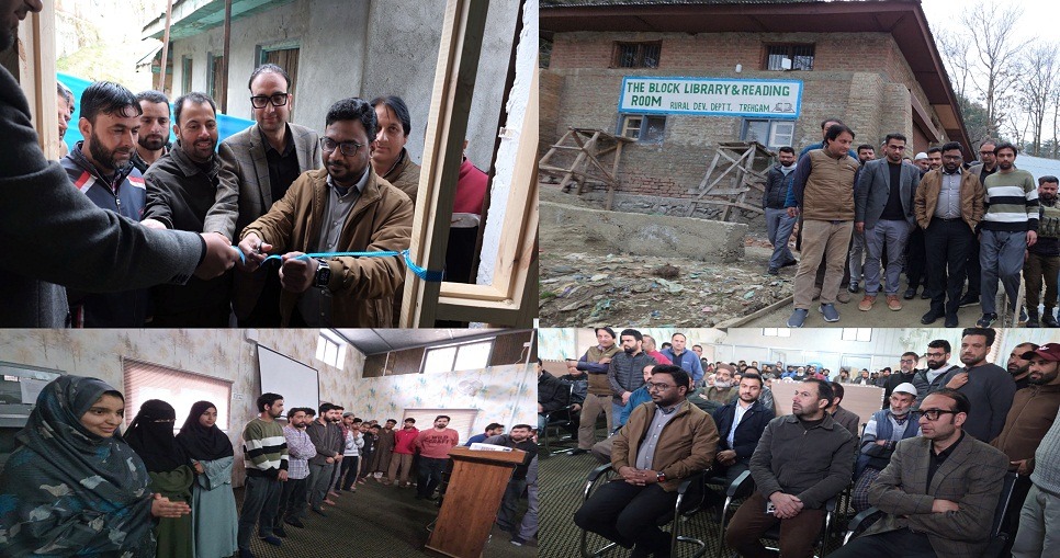 DC Kupwara inaugurates Solar-Powered Public Library at Trehgam DC Kupwara inaugurates Solar-Powered Public Library at Trehgam