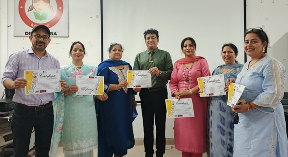 One-Day Refresher Training Programme on AEP held at DIET Samba