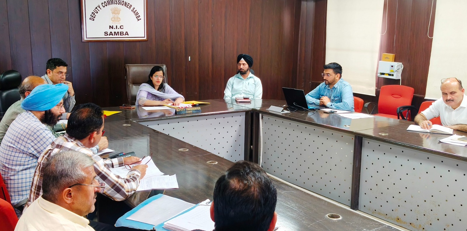 DC Samba chairs meeting of District Level Committee on CLU
