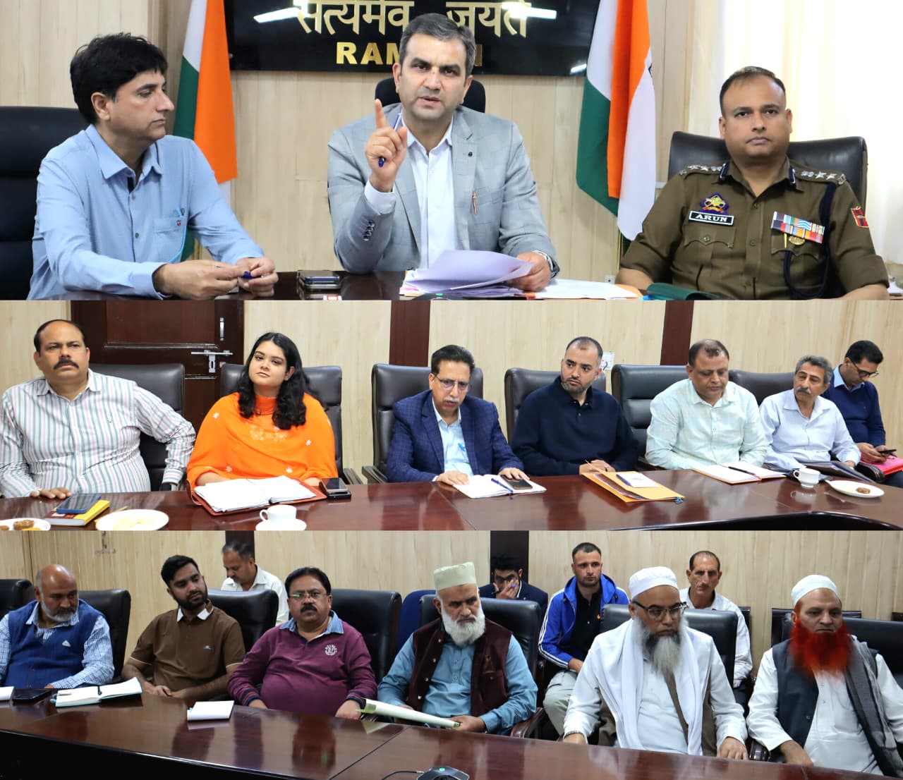 DC Ramban reviews arrangements for upcoming religious events, festivals