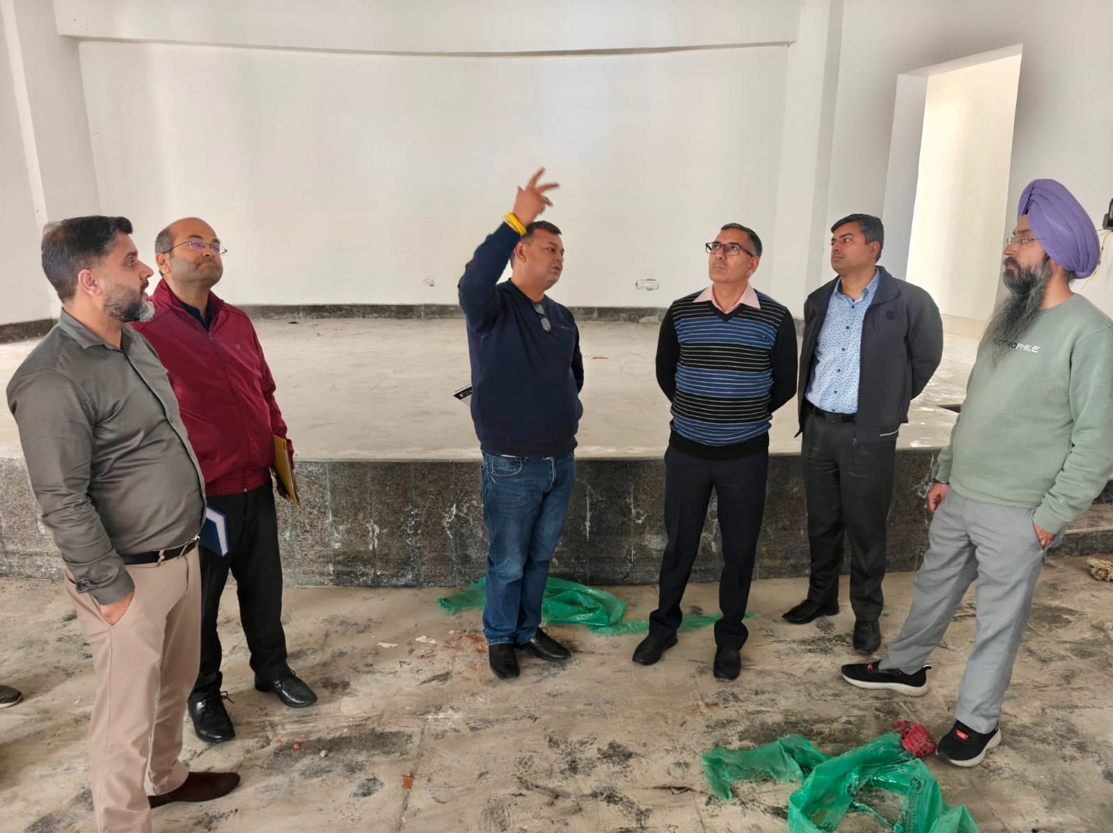 DC inspects progress of work on JKAACL auditorium at District office KathuaCalls for time-bound completion with quality standards DC inspects progress of work on JKAACL auditorium at District office KathuaCalls for time-bound completion with quality standards