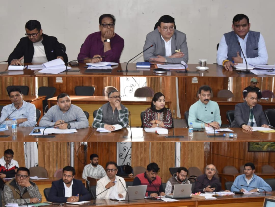 DC reviews physical, financial progress under District Capex Budget, CDF and SASCI 2025–26 in Udhampur DC reviews physical, financial progress under District Capex Budget, CDF and SASCI 2025–26 in Udhampur