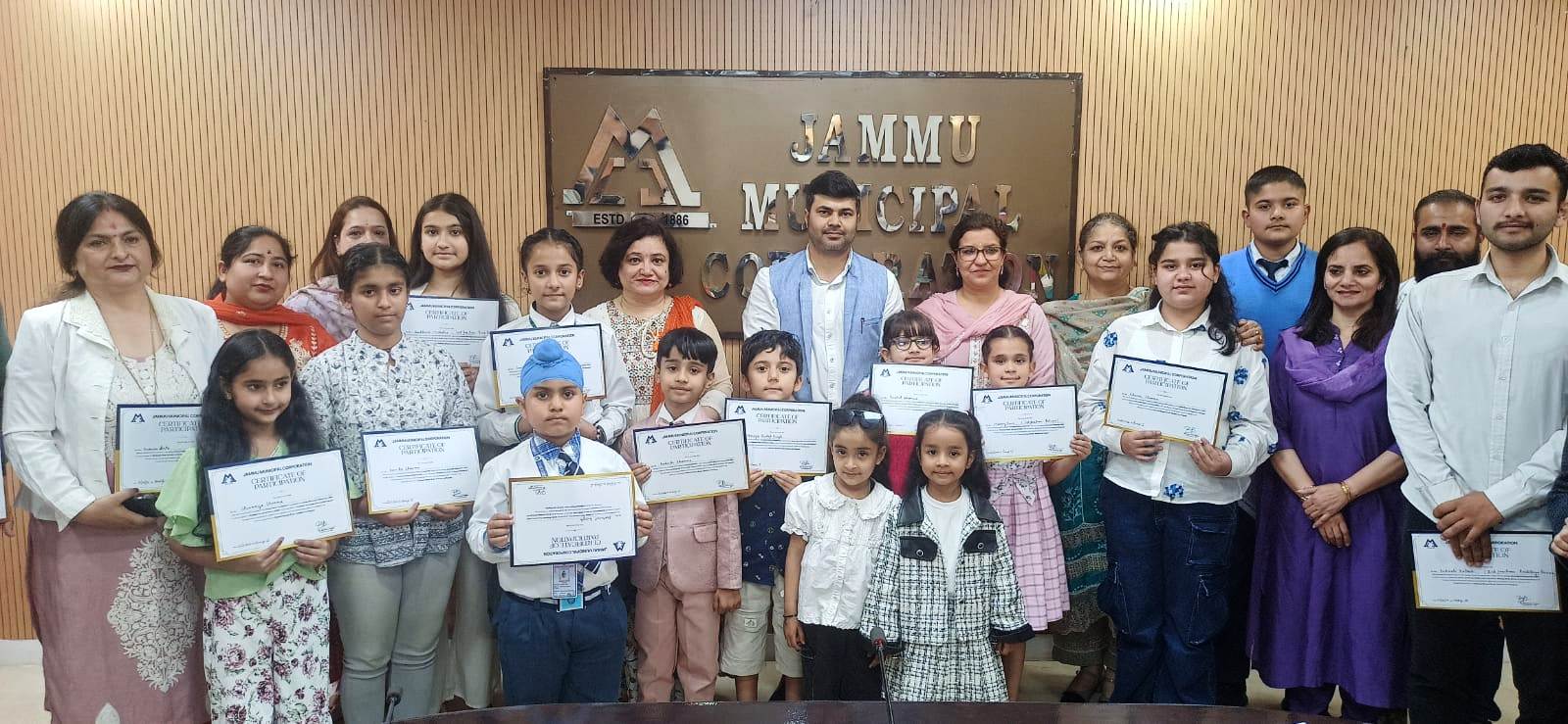JMC felicitates winners of online poetry competition on Shaheedi Diwas JAMMU JMC felicitates winners of online poetry competition on Shaheedi Diwas JAMMU