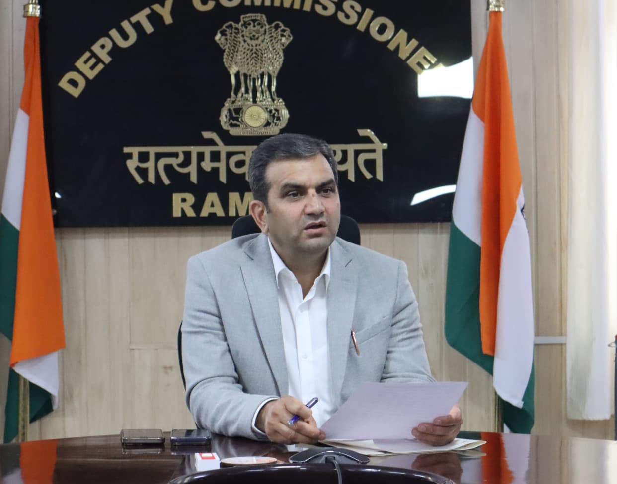 DC Ramban reviews functioning of Revenue Department