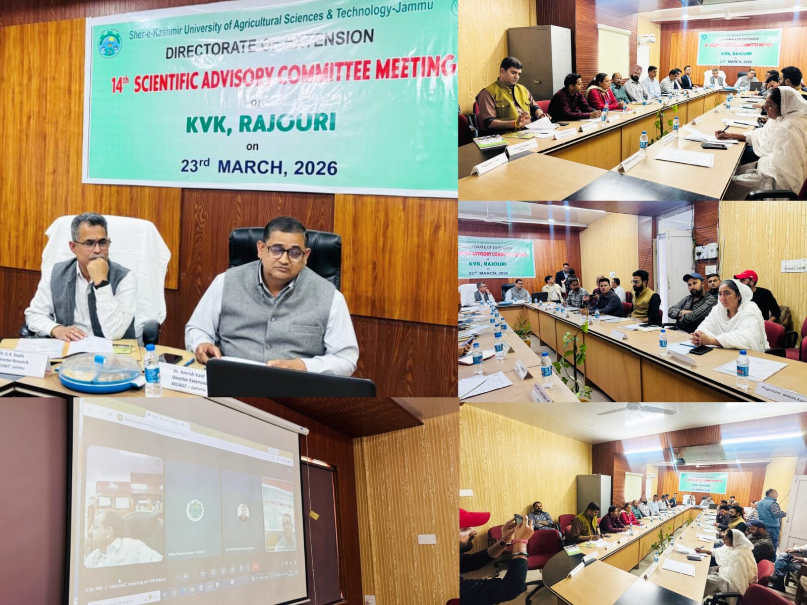 VC SKUAST-J chairs 14th SAC meeting of KVK Rajouri