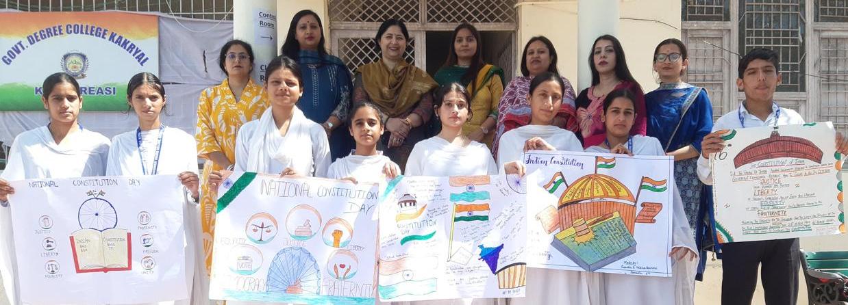Poster making competition organized at GDC Kakryal