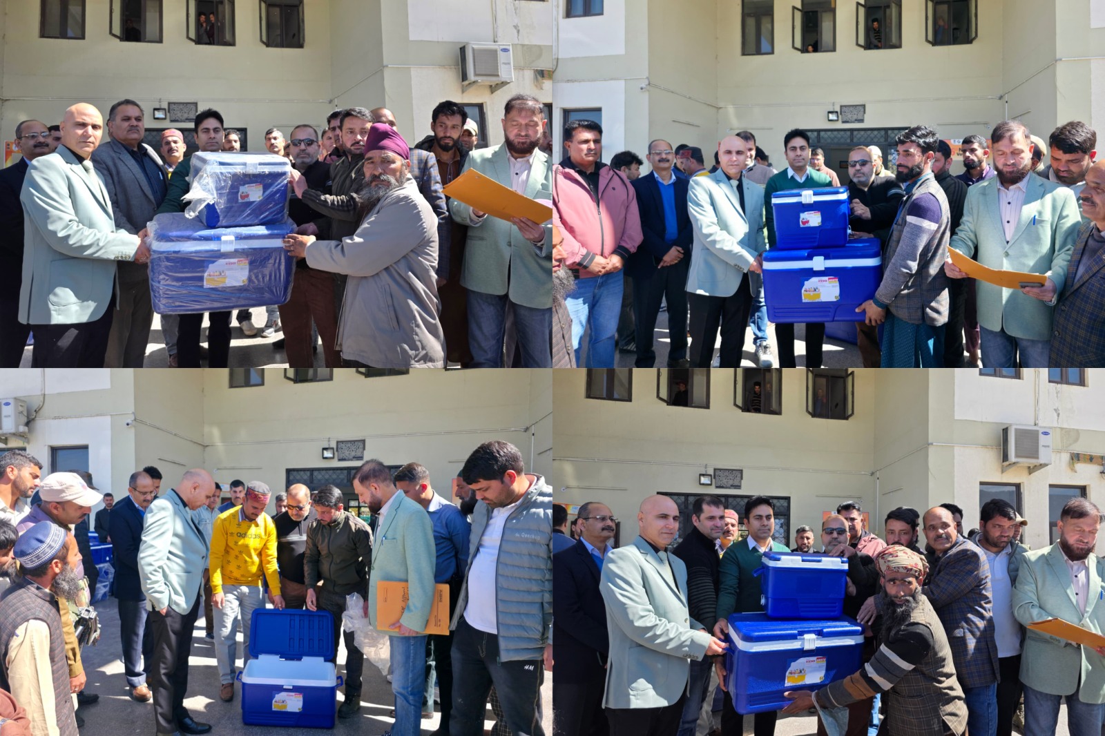 Boost to Fisheries Sector: DDC provides ice boxes to fishermen at Kishtwar Boost to Fisheries Sector: DDC provides ice boxes to fishermen at Kishtwar