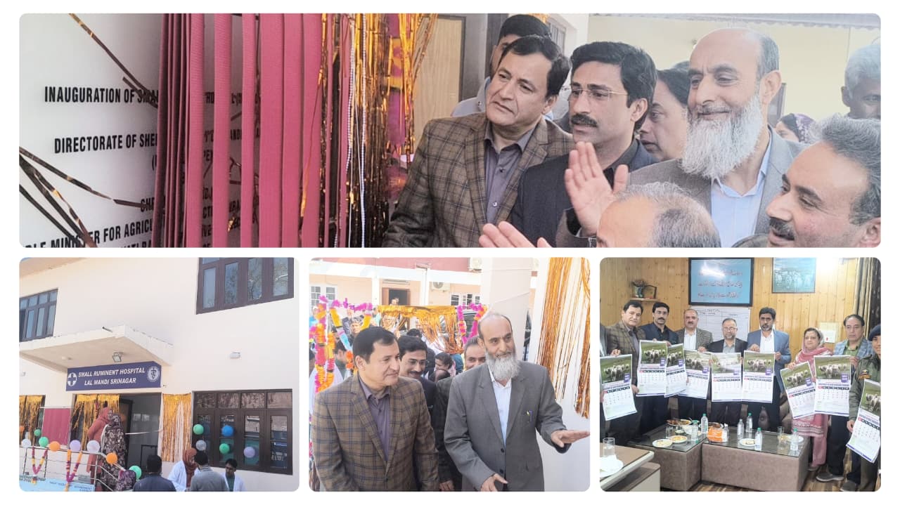Javid Dar inaugurates State-of-the-Art Small Ruminant Hospital at Lal Mandi, vows support for livestock growth