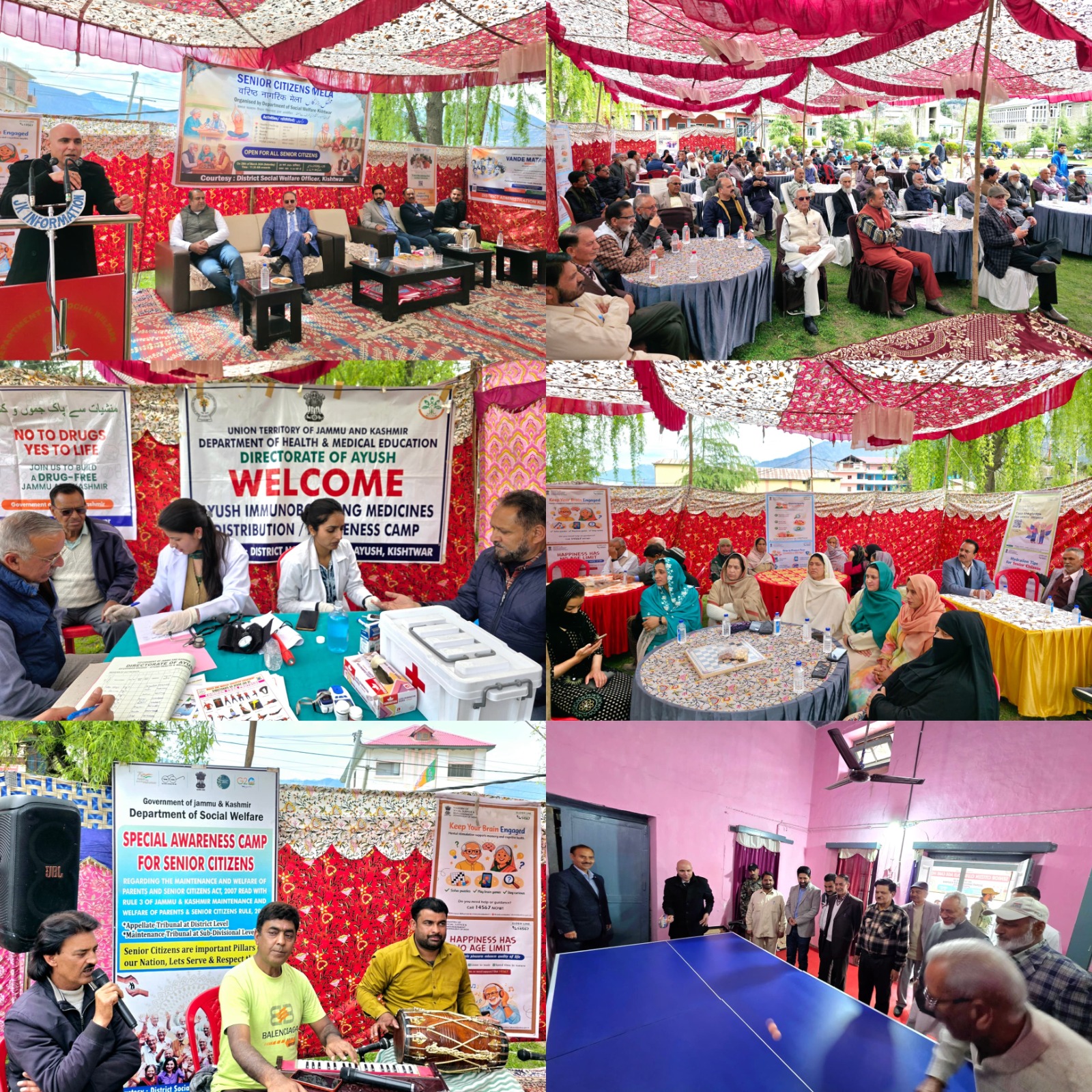 Empowering the Elderly: SWD Kishtwar organises Senior Citizens’ Mela